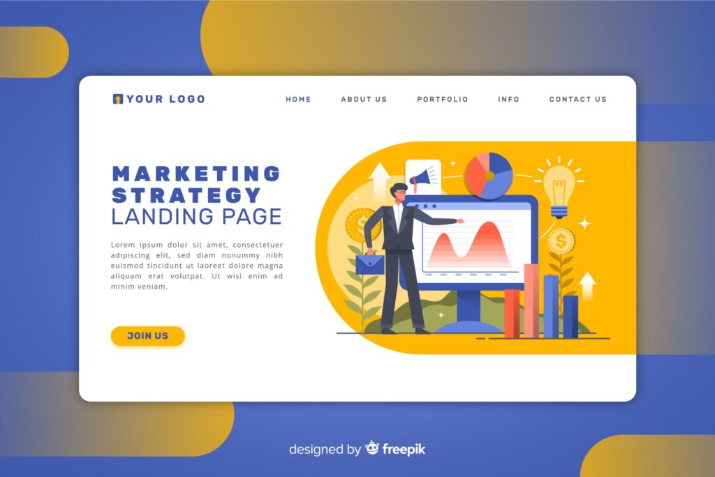 Landing page optimization case study showing increased lead generation through conversion-focused design