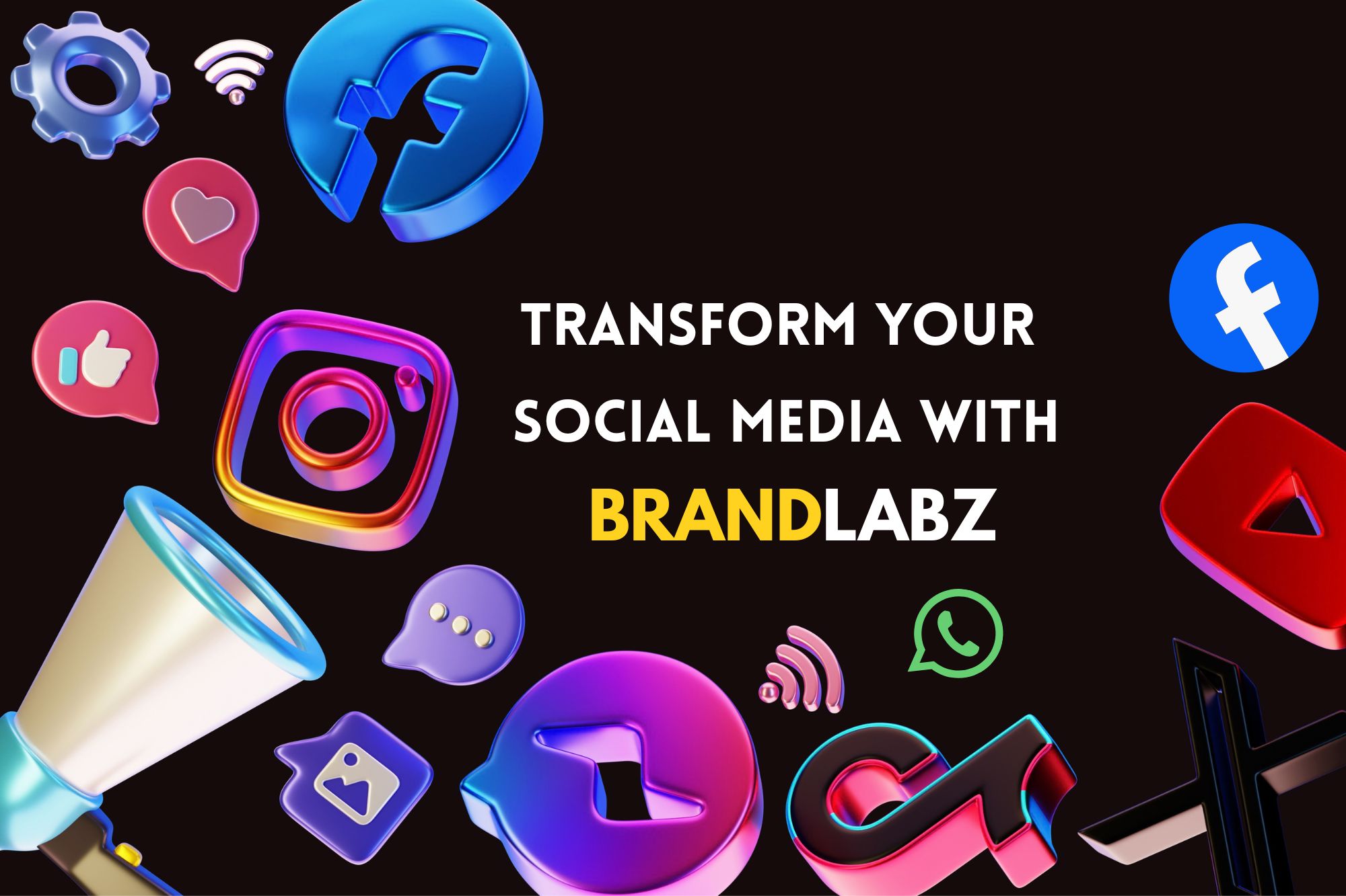 Social media marketing services by Brandlabz Kerala with Instagram and Facebook branding visuals